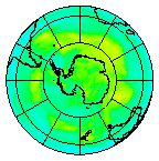 Ozone Field of 21 December 2004