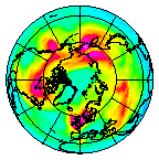 Ozone Field of 25 December 2004