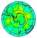 Ozone Field of 25 December 2004
