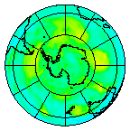 Ozone Field of 30 December 2004