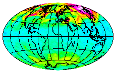 Ozone Field of 02 January 2005