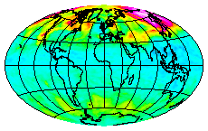 Ozone Field of 03 January 2005