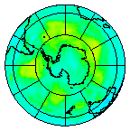 Ozone Field of 03 January 2005