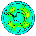 Ozone Field of 14 January 2005