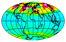 Ozone Field of 19 January 2005