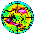Ozone Field of 20 January 2005