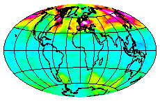 Ozone Field of 25 January 2005