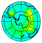 Ozone Field of 25 January 2005