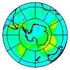 Ozone Field of 30 January 2005