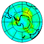 Ozone Field of 14 February 2005