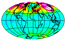 Ozone Field of 21 February 2005