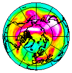 Ozone Field of 21 February 2005