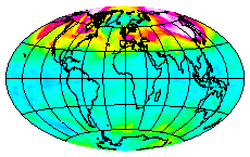 Ozone Field of 22 February 2005