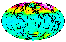 Ozone Field of 25 February 2005