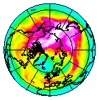 Ozone Field of 25 February 2005