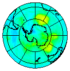 Ozone Field of 25 February 2005