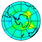 Ozone Field of 27 February 2005