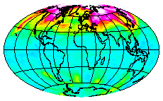 Ozone Field of 14 March 2005