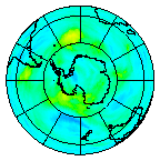 Ozone Field of 16 March 2005