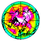 Ozone Field of 21 March 2005