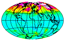Ozone Field of 22 March 2005
