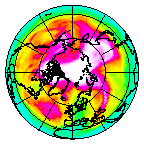 Ozone Field of 22 March 2005