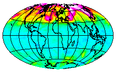 Ozone Field of 24 March 2005