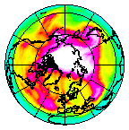 Ozone Field of 25 March 2005