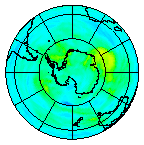 Ozone Field of 25 March 2005