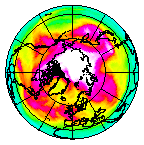 Ozone Field of 27 March 2005