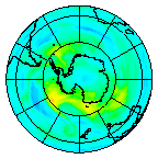 Ozone Field of 14 April 2005