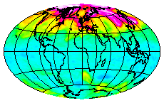 Ozone Field of 18 April 2005