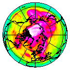 Ozone Field of 22 April 2005