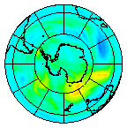 Ozone Field of 22 April 2005