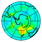 Ozone Field of 23 April 2005
