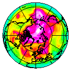 Ozone Field of 25 April 2005