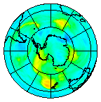 Ozone Field of 25 April 2005