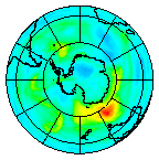 Ozone Field of 30 April 2005
