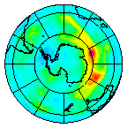 Ozone Field of 22 May 2005