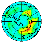 Ozone Field of 24 May 2005