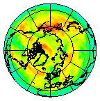 Ozone Field of 19 June 2005