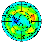 Ozone Field of 19 June 2005