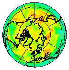 Ozone Field of 21 June 2005