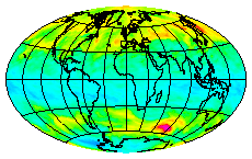 Ozone Field of 25 June 2005