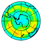 Ozone Field of 22 July 2005