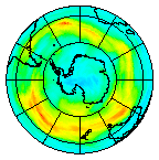 Ozone Field of 23 July 2005