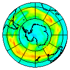 Ozone Field of 24 July 2005