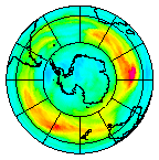 Ozone Field of 26 July 2005