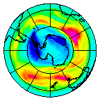 Ozone Field of 21 August 2005