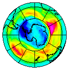 Ozone Field of 22 August 2005